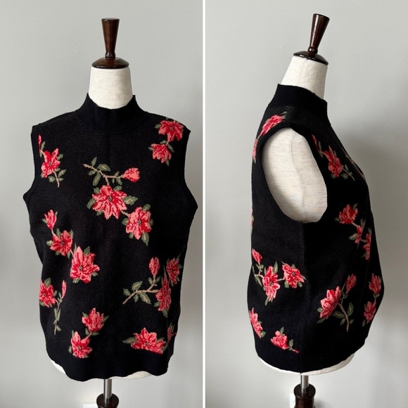Reese Witherspoon Draper James Floral Cardigan and Sweater Top Set - Picture 2 of 15